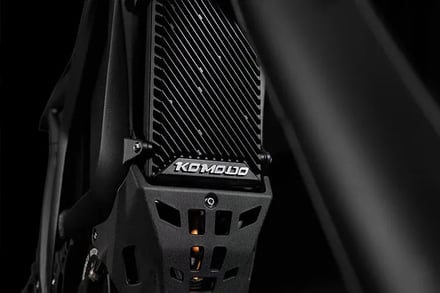 Talaria electronics housing and cooling fins