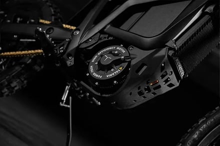 Talaria motor, frame and protective housing